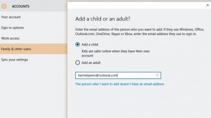 ایجاد یک حساب کاربری فرزند در ویندوز 10