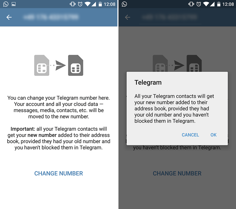Notices About Changing Your Telegram Phone Number