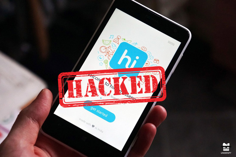 Hack hike Messenger by using Underspy application