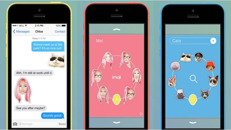 Imoji telegram sticker maker application for Android