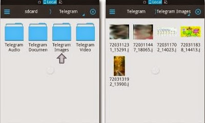 مسیر ذخیره تصاویر تلگرام