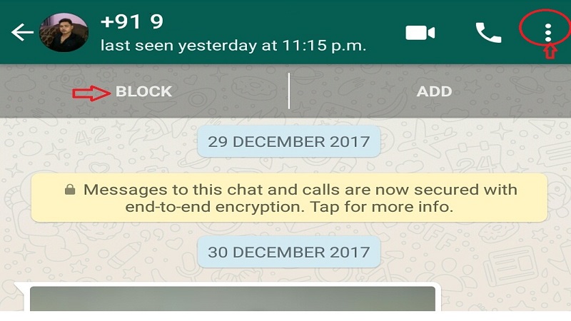 Block Anonymous Numbers on WhatsApp