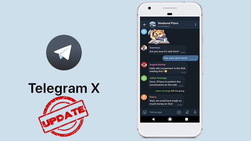 آپدیت تلگرام ایکس نسخه جدید