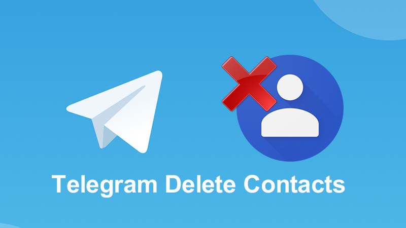 Delete Contacts in Telegram