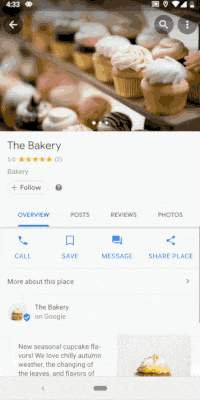 چت در گوگل مپس