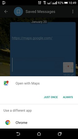 باز کردن نقشه در گوگل مپ