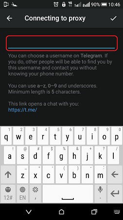 تغییر نام کاربری در تلگرام