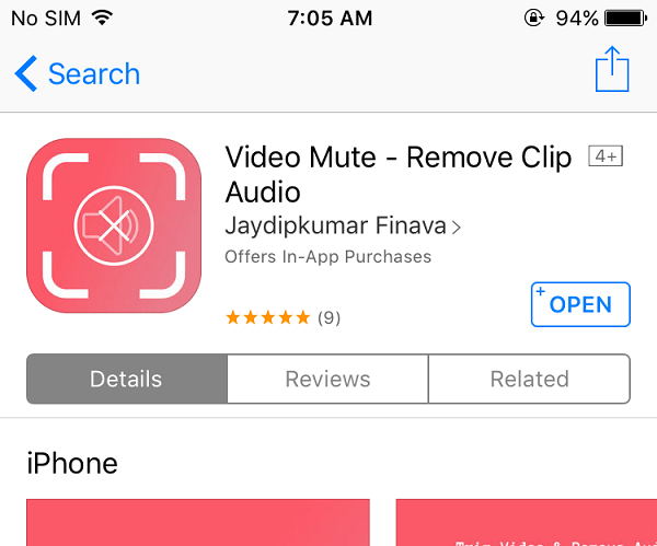 Video Mute – Remove Clip Audio