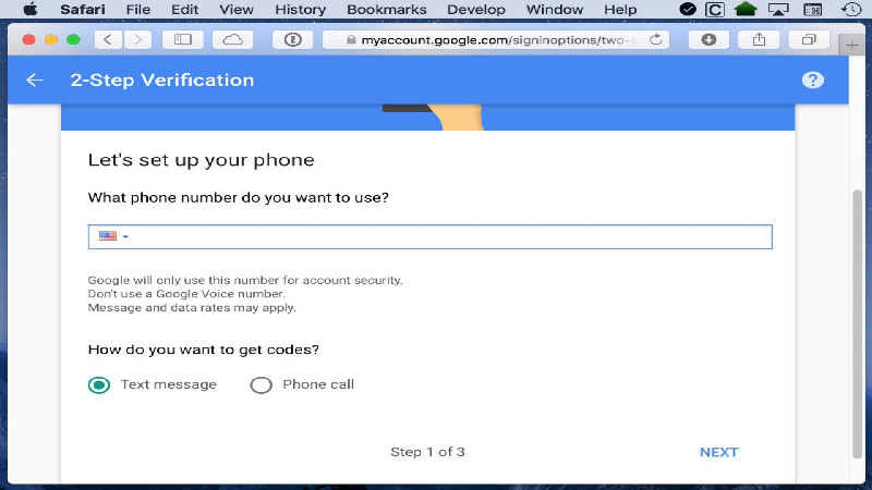 وصل کردن شماره تلفن به حساب گوگل