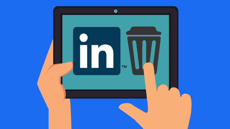 Remove LinkedIn Account and log out of this Social Network