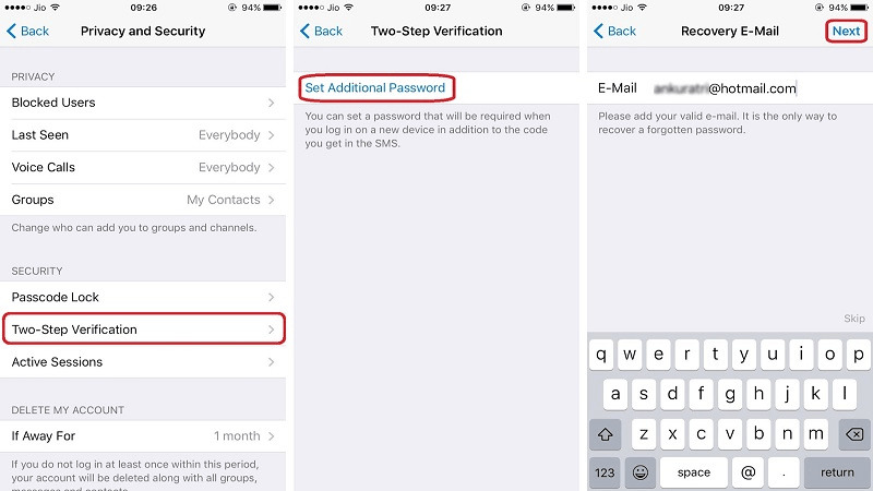 حذف تایید دو مرحله ای تلگرام