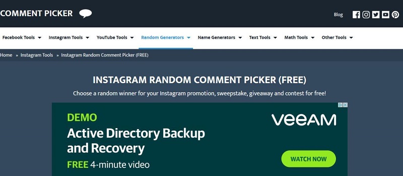 دانلود اپلیکیشن IG Comment Picker for Giveaway برای آیفون